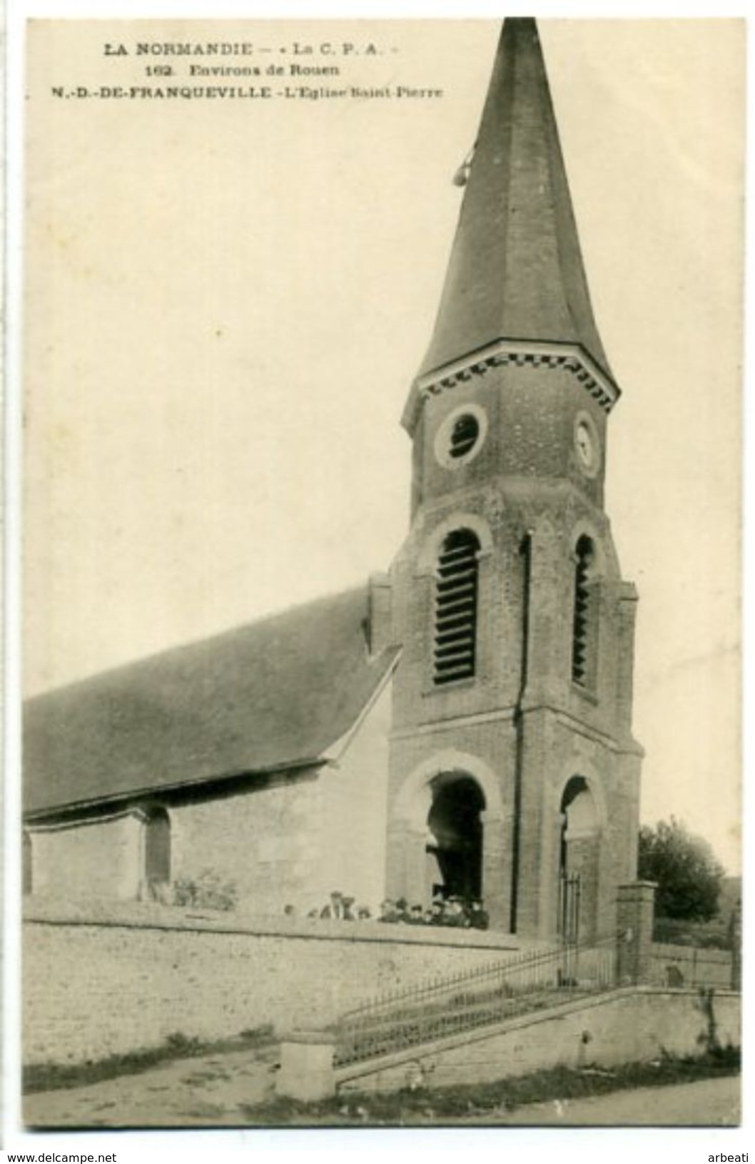 76 NOTRE-DAME-DE-FRANQUEVILLE ++ L'Eglise Saint-Pierre ++ - Other & Unclassified