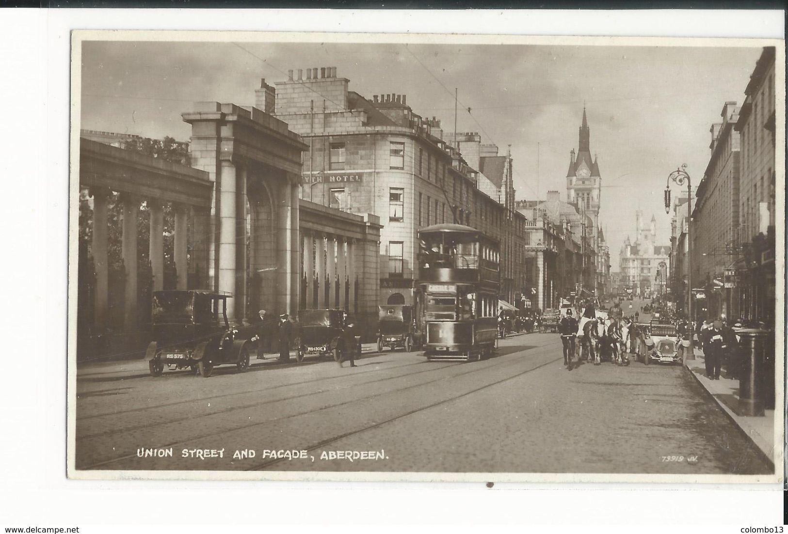 ROYAUME UNI  UNION STREET AND FACADE ABERDEEN - Aberdeenshire