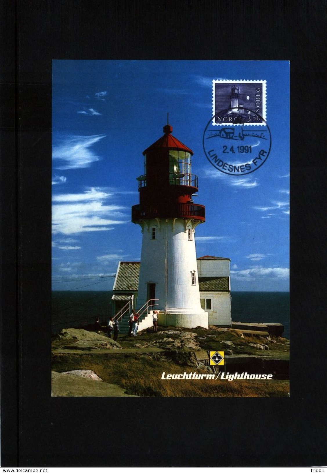 Norway 1991Leuctturm Interessante Maximumkarte - Leuchttürme