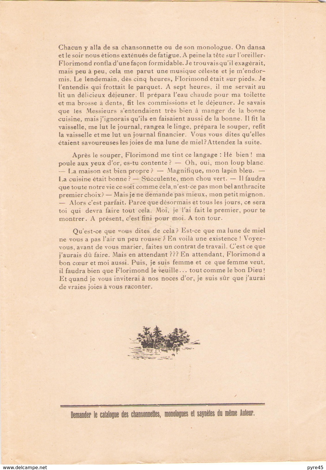 Les Joies De Mon Mariage Monologue Amusant Pour Dames Ou Jeunes Filles - Théâtre & Déguisements