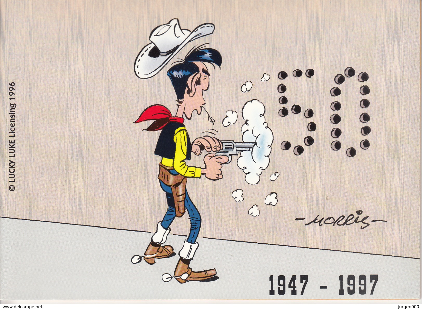 Belgium, Lucky Luke, Morris, In Special Card, NEW, Limited Edition (X03803) - Comics