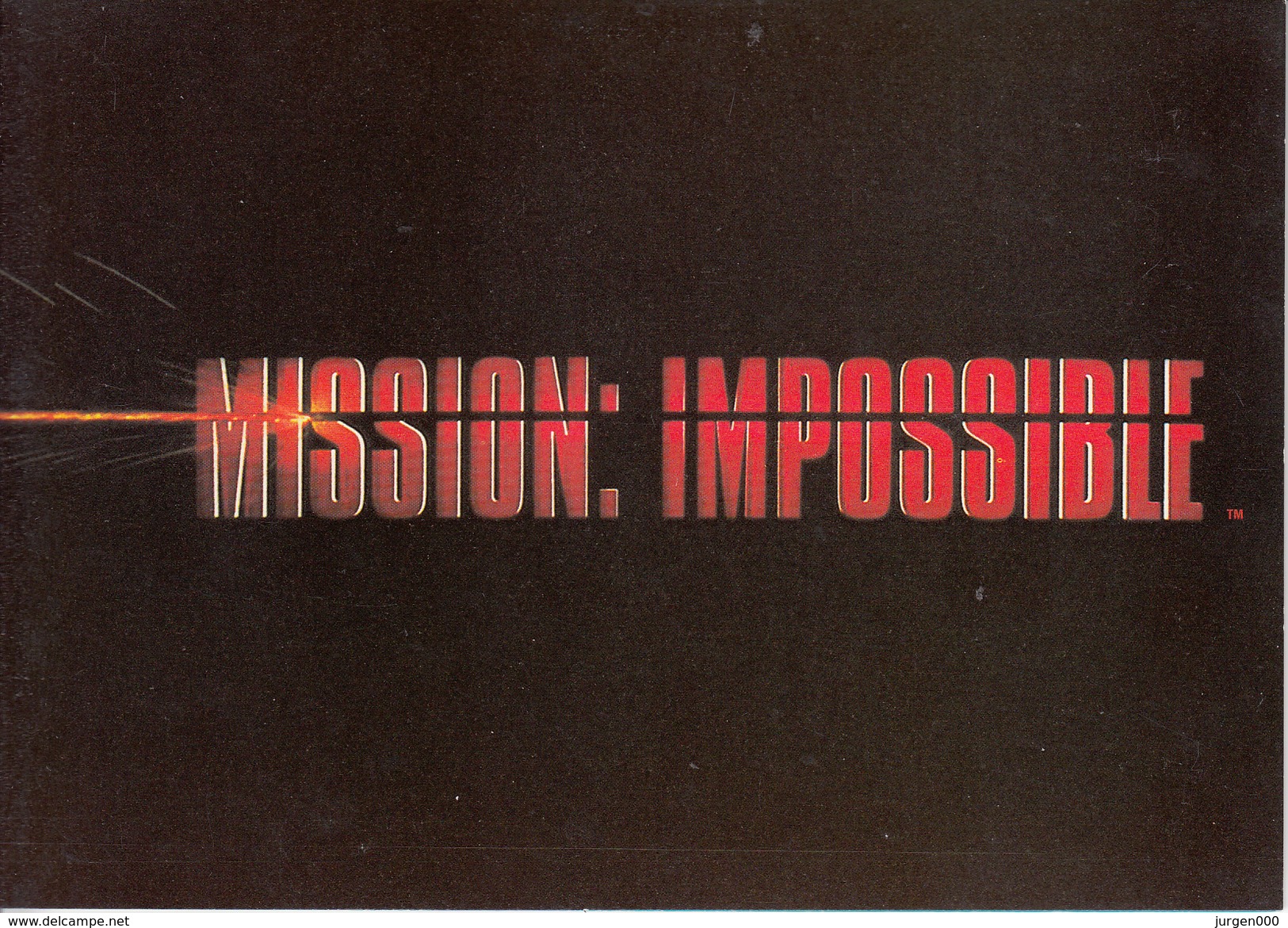 Belgium, Mission Impossible, 4 Cards, NEW (X06573) - Film