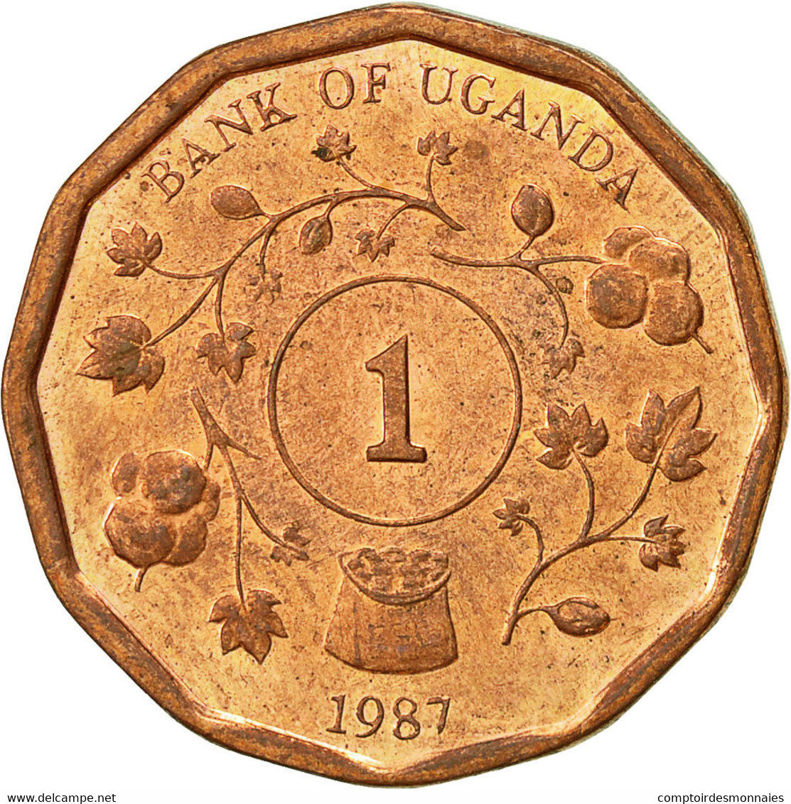 Monnaie, Uganda, Shilling, 1987, TTB+, Copper Plated Steel, KM:27 - Oeganda