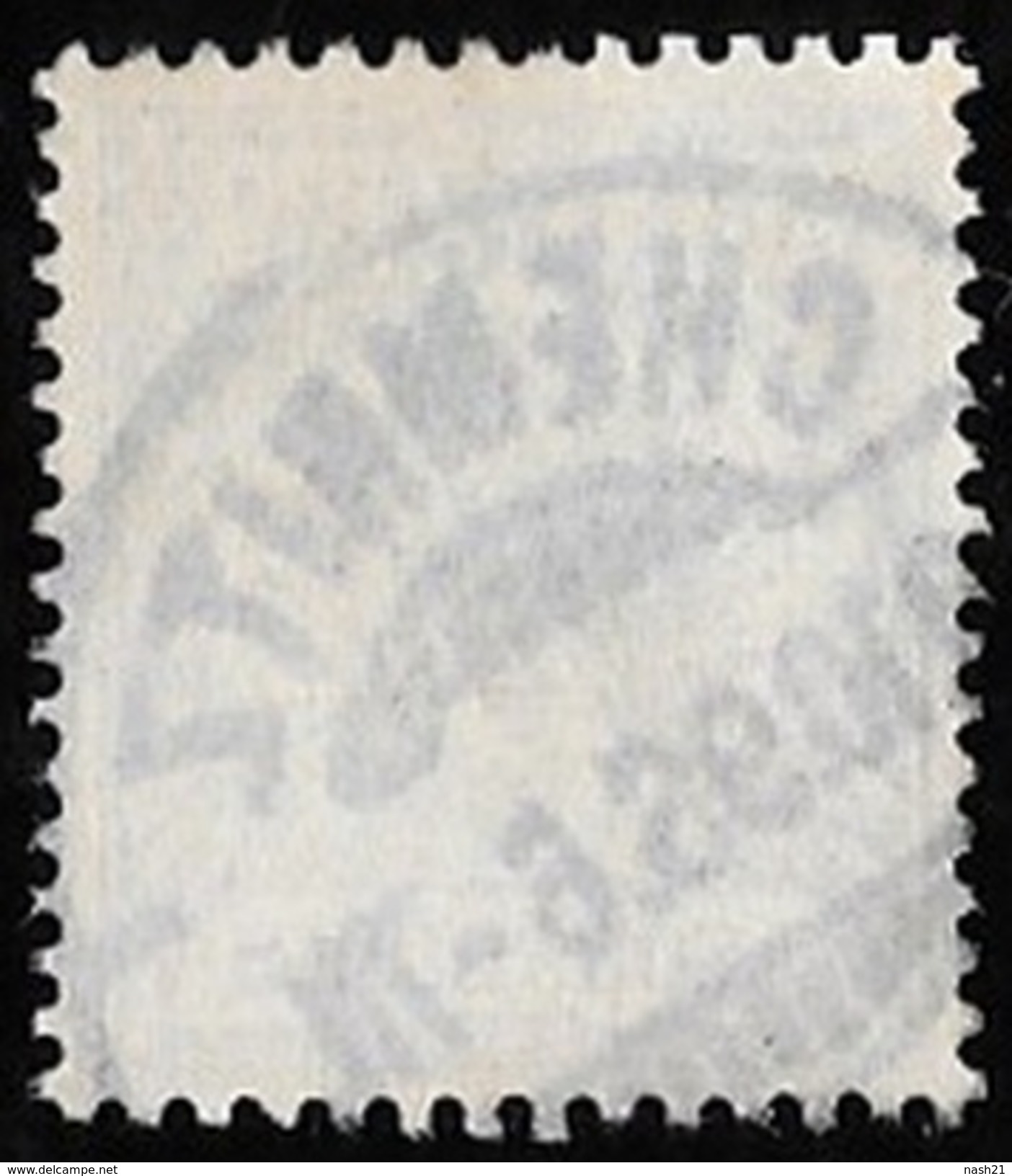 Timbre D' Allemagne 1889 à 1900  '  Y & T N° 48  '   _    Aigle Impérial, 20 P. Bleu - Oblitérés