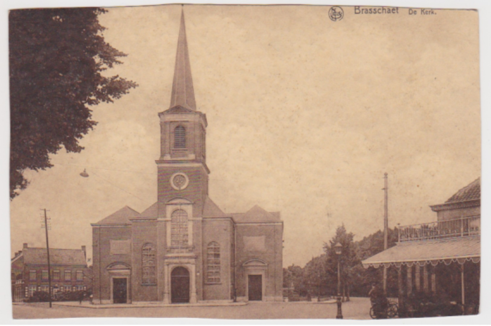 Postkaart Brasschaat. De Kerk - Brasschaat