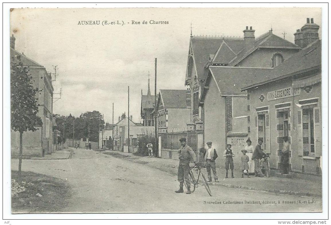 CPA ANIMEE AUNEAU, ANIMATION, BUVETTE, VINS, LEGENDRE, CAFE, EURE ET LOIR 28 - Auneau