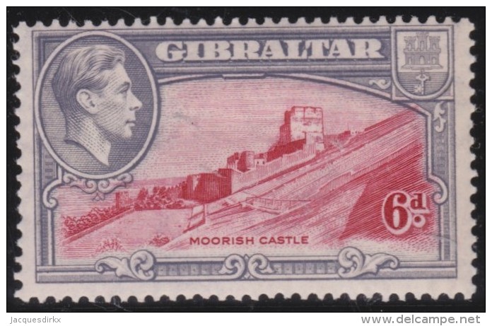 Gibraltar      .      SG     .     126   Perf.  13 1/2      .     *       .     Ongebruikt    .    /    .    Mint-hinged - Gibraltar