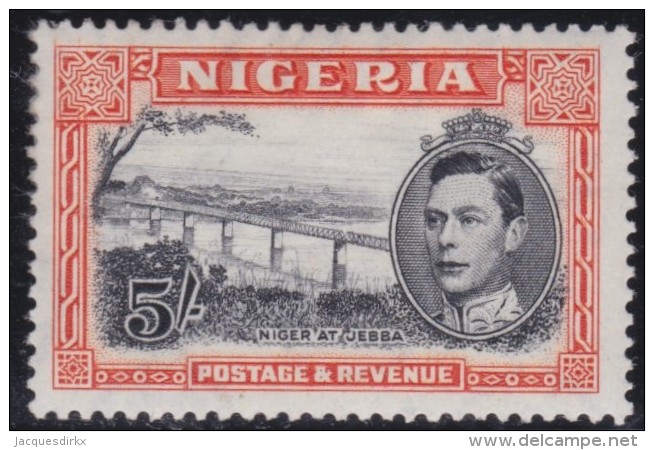 Nigeria      .      SG     .    59a     P. 13 1/2      .     *       .     Ongebruikt    .    /    .    Mint-hinged - Nigeria (...-1960)