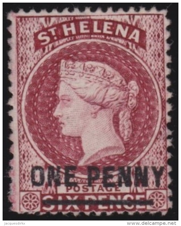 St  Helena      .      SG     .     21      .        (*)     .    Geen Gom    .    /    .    No Gum - Sint-Helena