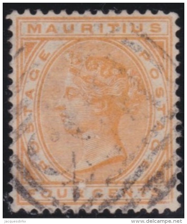 Mauritius         .      SG     .    104     .     O      .      Gebruikt   .    /    .      Cancelled - Mauritius (...-1967)