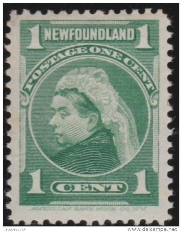 Newfoundland       .      SG     .   85a    .     *      .     Ongebruikt   .    /    .      Mint-hinged - 1865-1902