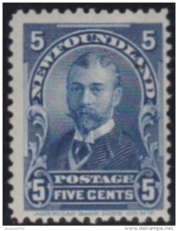 Newfoundland .    SG     .   90      .      *    .     Ongebruikt   .    /    .      Mint-hinged - 1908-1947