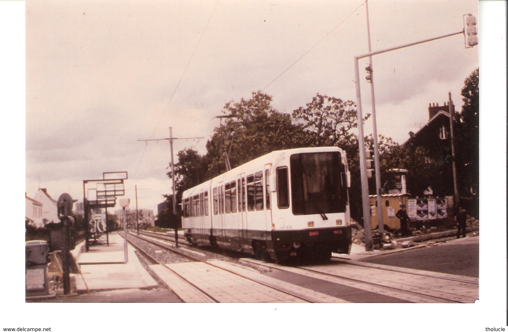 Photo Originale-Nantes-1984-Strassenbahn-Tramway-Tram-dim. 13x8,8cm - Treinen