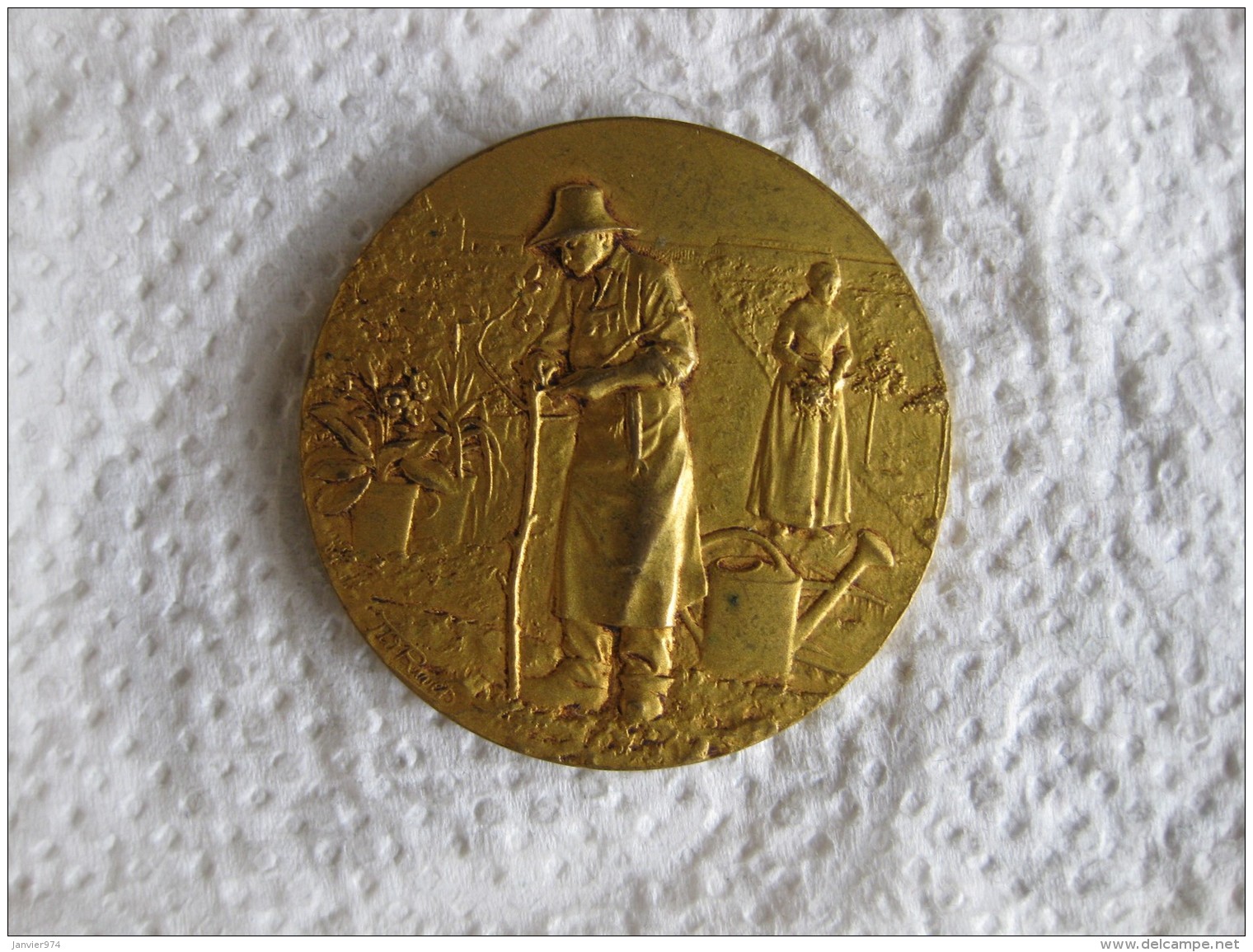 Médaille Société Horticulture Abbeville Somme Par Rivet - Other & Unclassified
