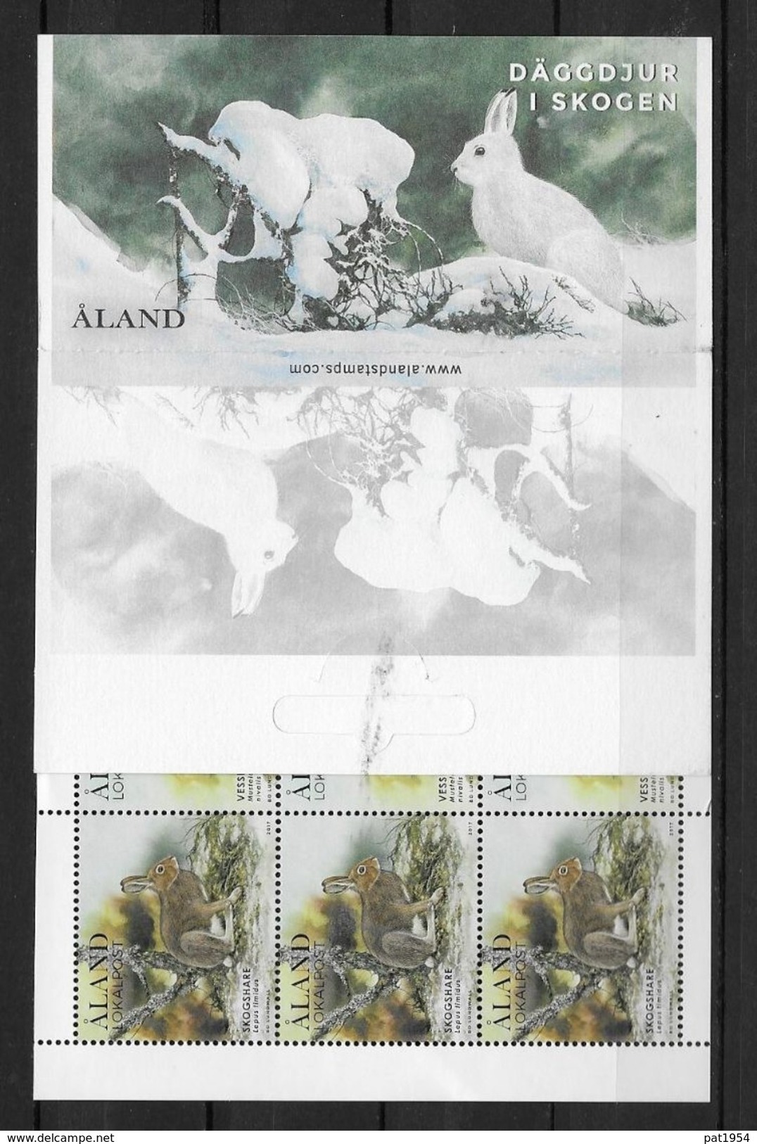 Aland 2017 Carnet Neuf Animaux De La Forêt - Aland