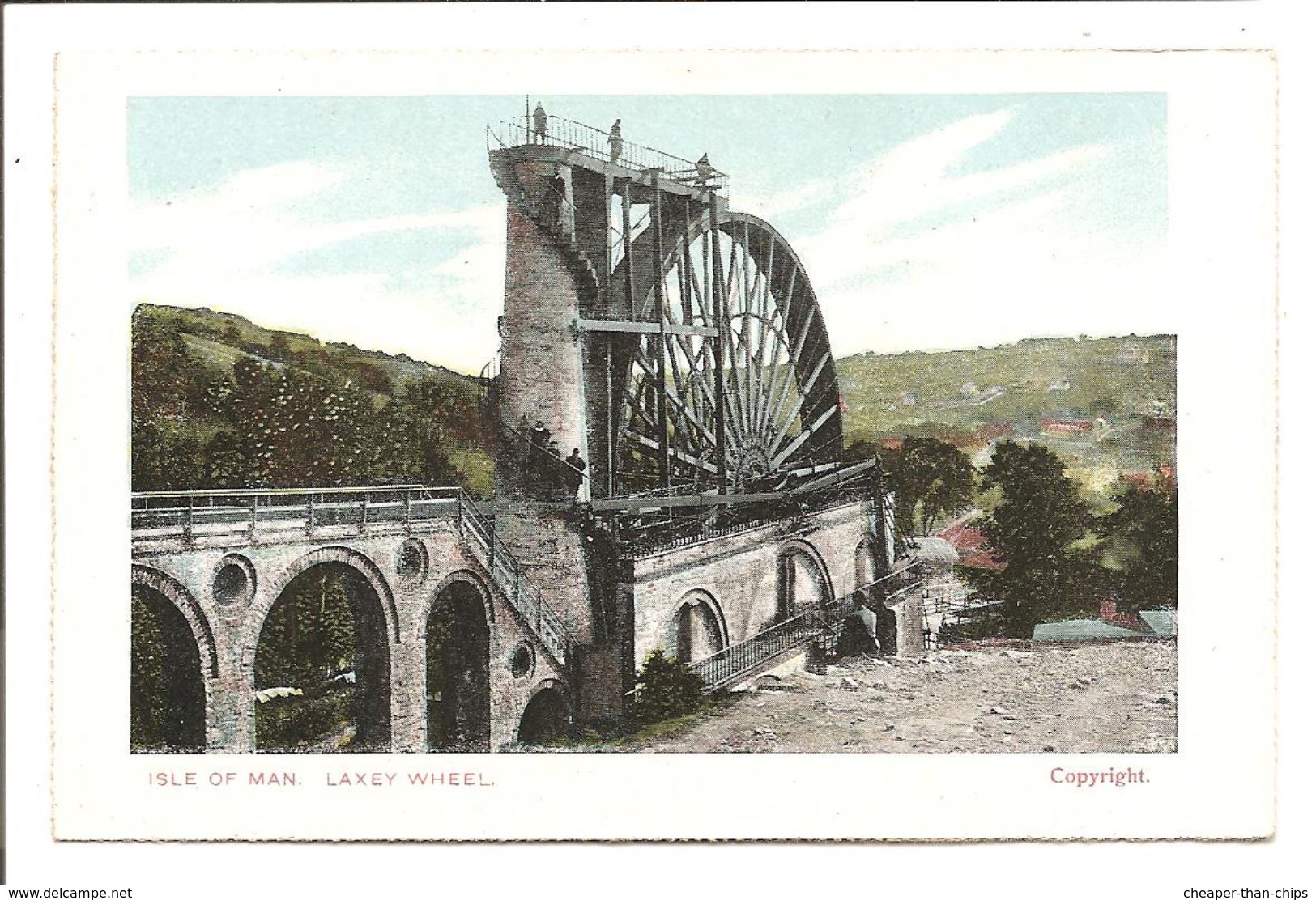 Isle Of Man. Laxey Wheel. - A.H. & S.M. - Isle Of Man