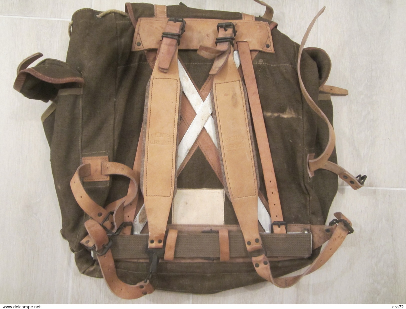 Sac à Dos Bergame Des Troupes De Montagne Françaises Et Commando - 1939-45