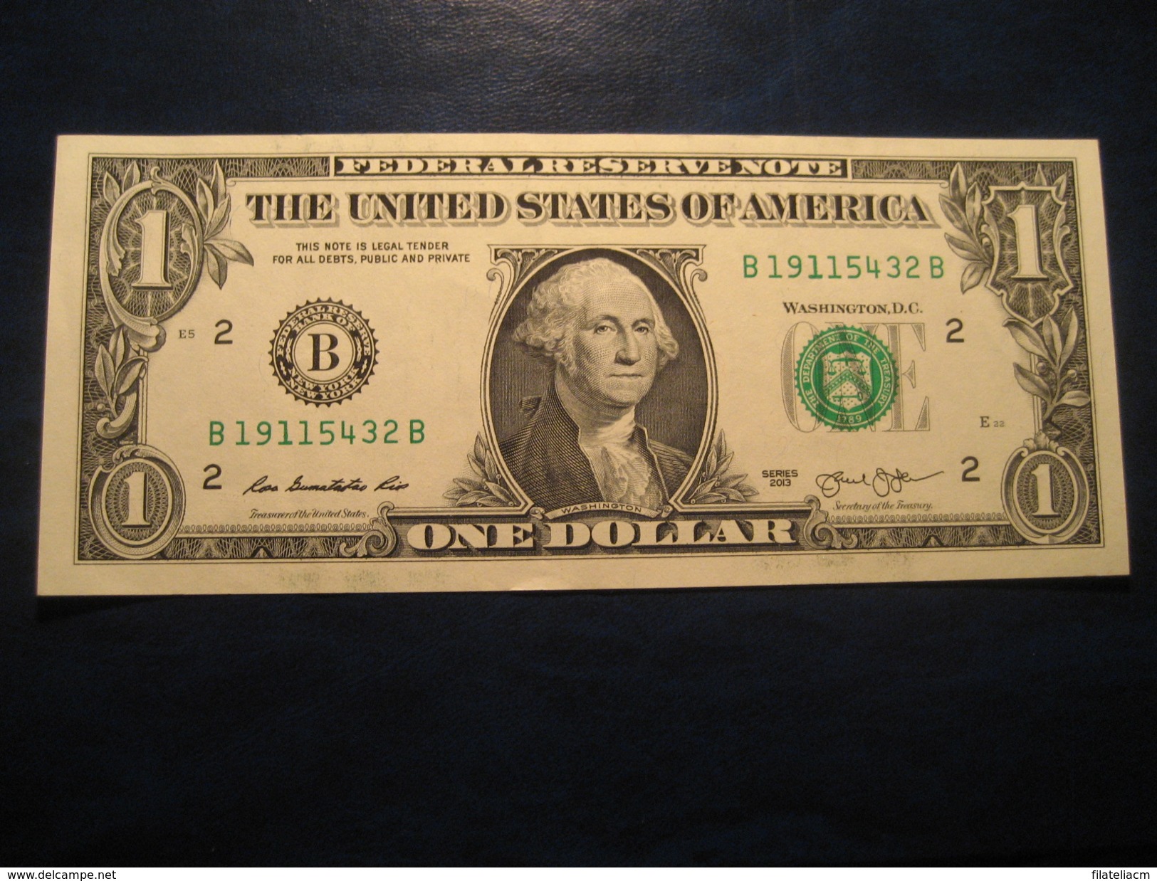 1 Dollar 2013 USA Unused UNC Banknote Billet Billete - Biljetten Van De  Federal Reserve (1928-...)