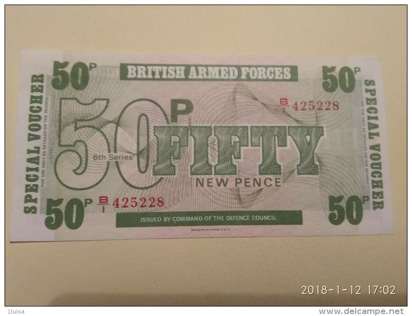 50 Pence - British Military Authority
