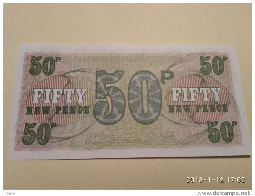 50 Pence - British Military Authority