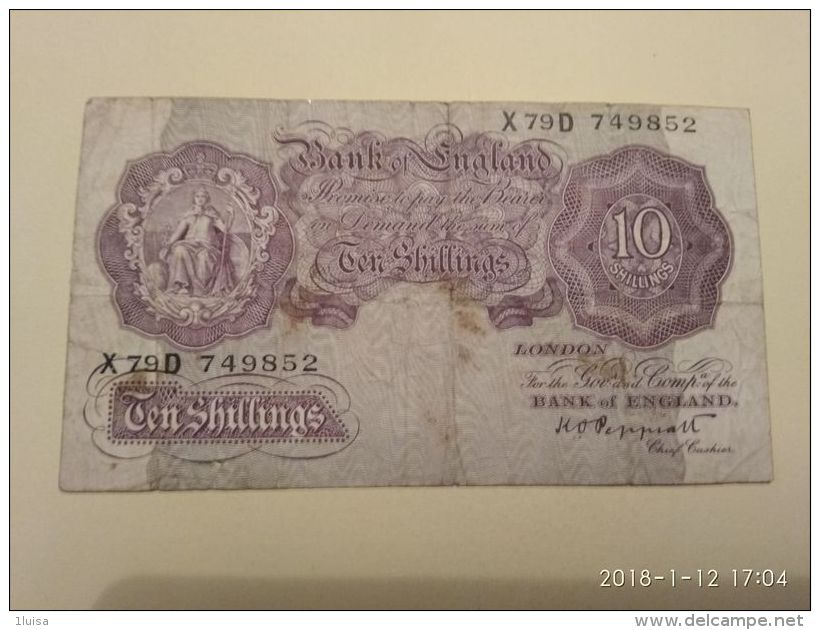 10 Schillins - 10 Shillings