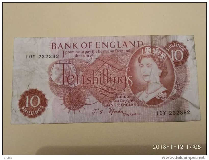 10 Schillings 1966-70 - 10 Shillings