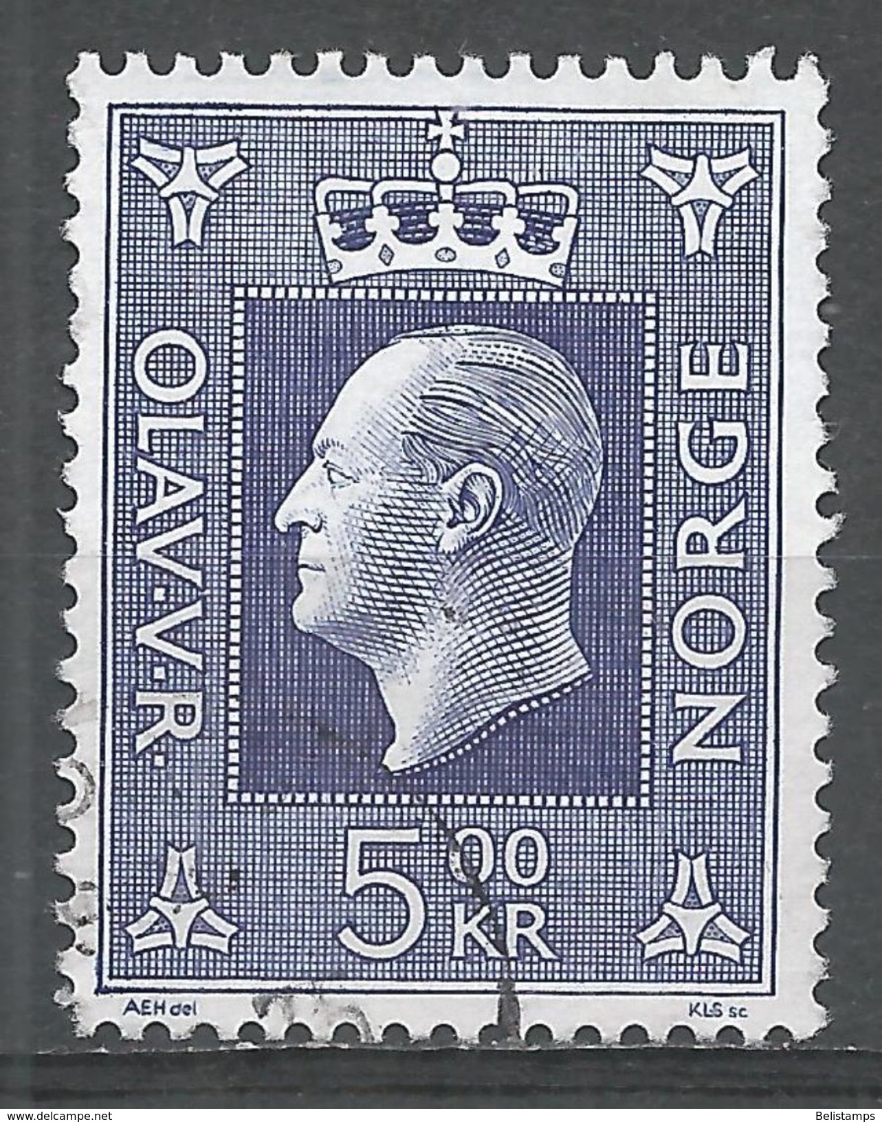 Norway 1970. Scott #540 (U) King Olav V - Oblitérés