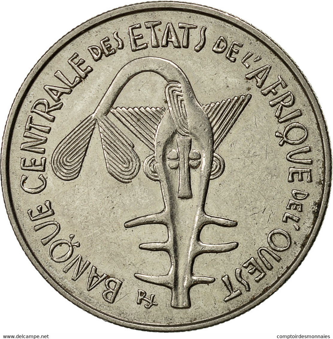 Monnaie, West African States, 100 Francs, 1971, TTB, Nickel, KM:4 - Ivoorkust
