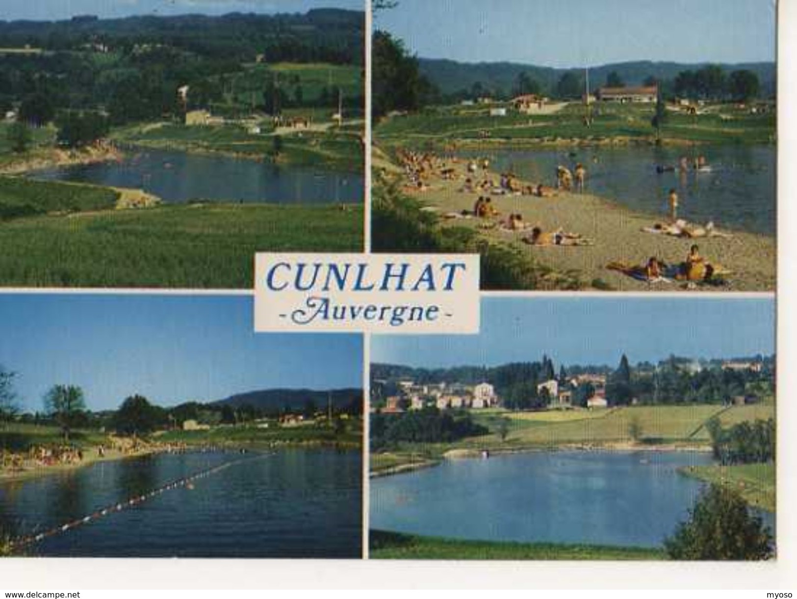 63  CUNLHAT Base De Plein Air De La Barge Plan D'eau Camping Tennis - Cunlhat