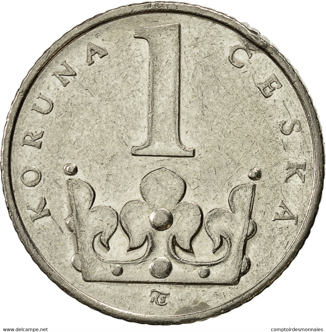 Monnaie, République Tchèque, Koruna, 1995, TB+, Nickel Plated Steel, KM:7 - Czech Republic