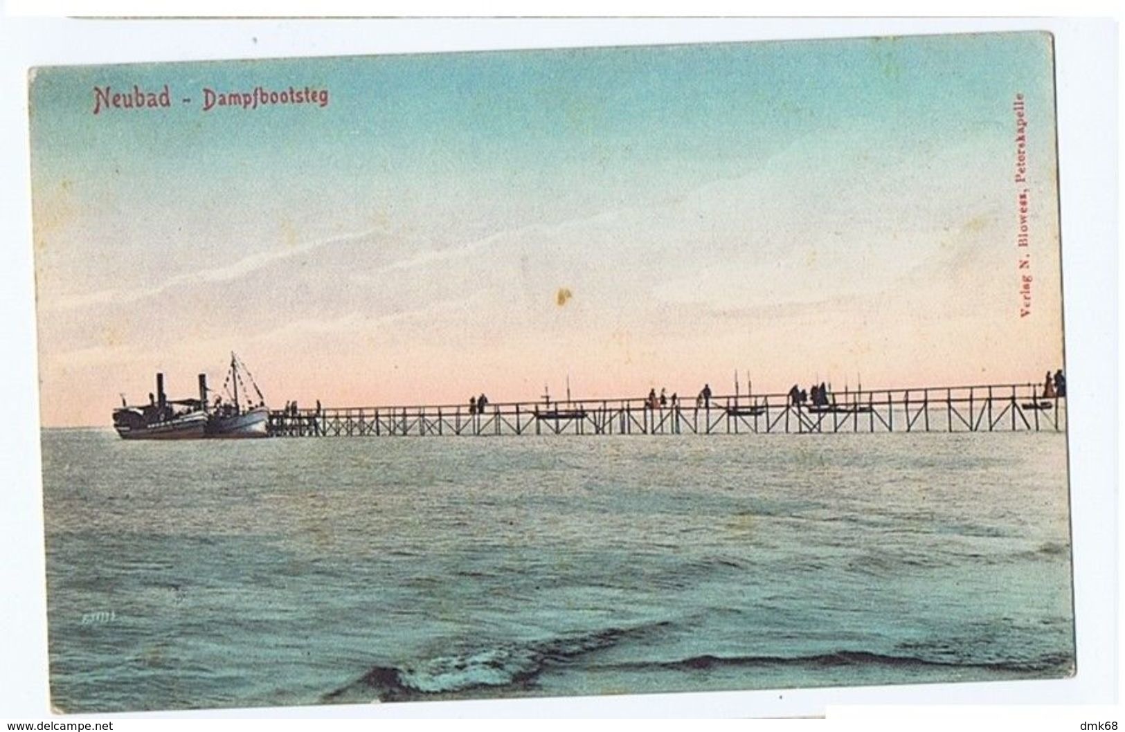 LATVIA - Saulkrasti / NEUBAD - HARBOUR - EDIT N. BLOWESZ 1910s ( 2421 ) - Lettonie