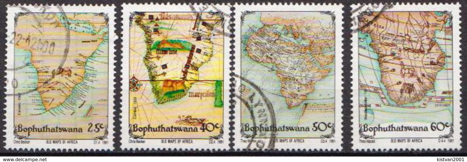 Bophuthatswana Used Set - Géographie