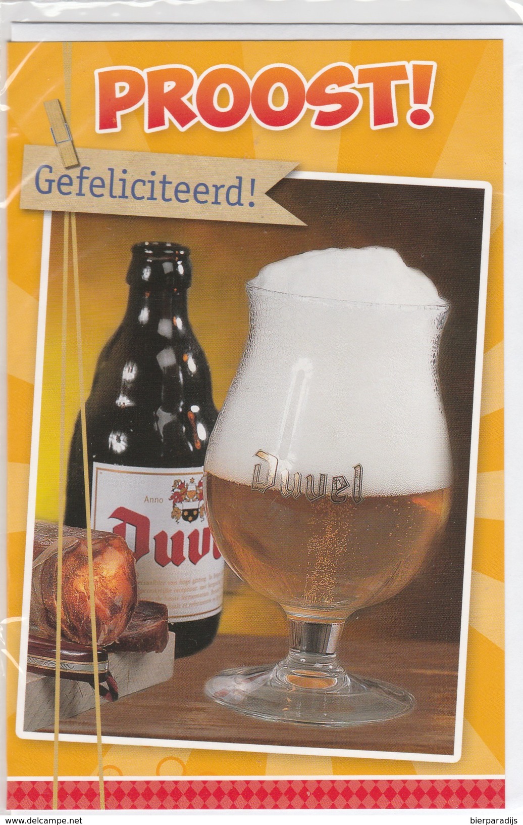 Verjaardagskaart  Duvel - Otros & Sin Clasificación