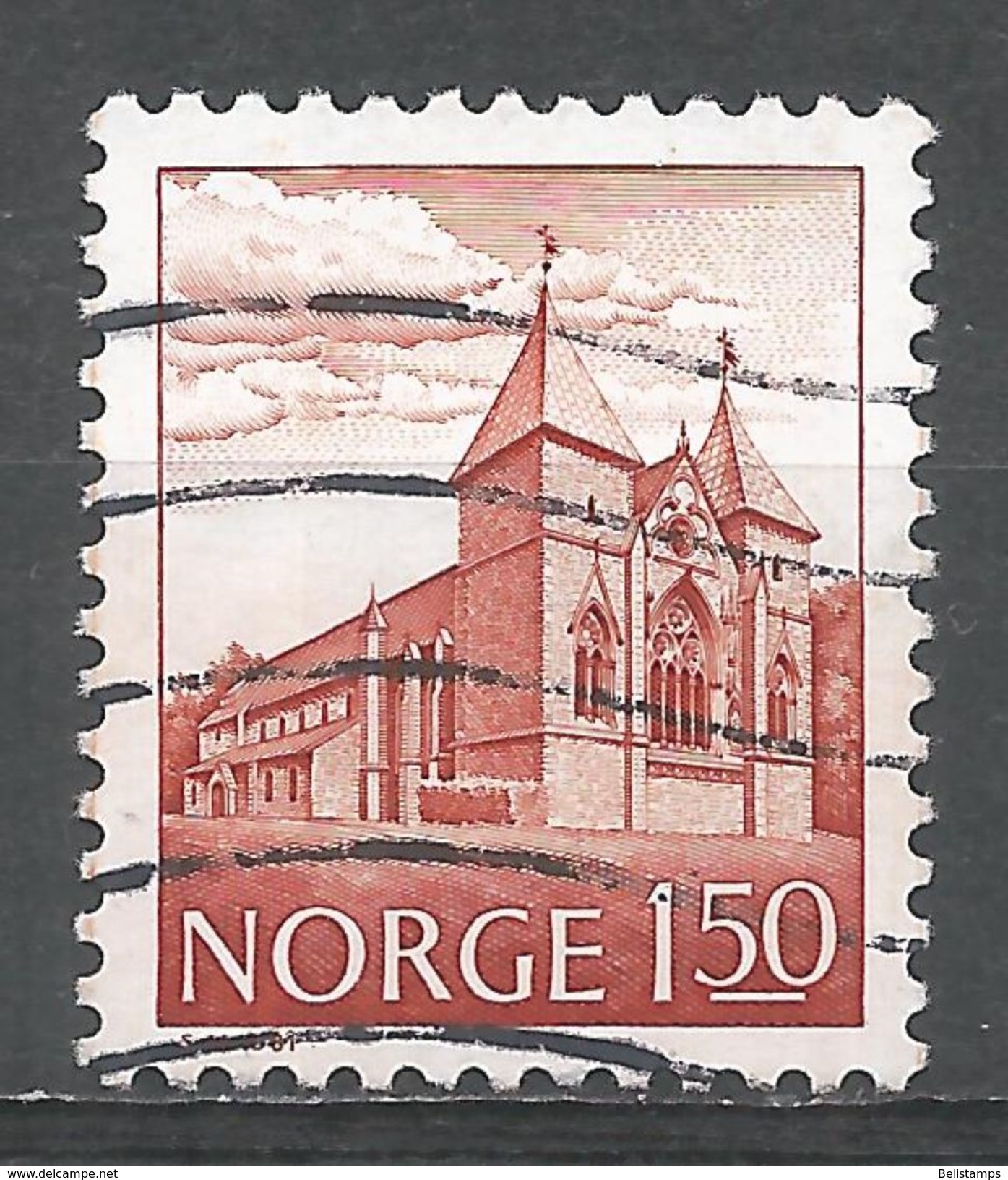 Norway 1981. Scott #772 (U) Stavanger Cathedral - Gebruikt