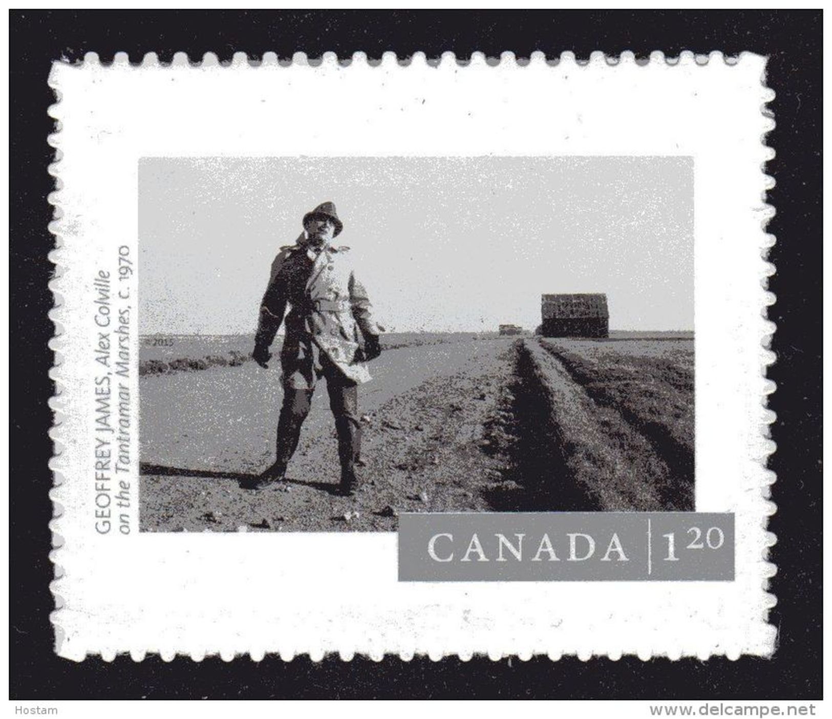 CANADA, 2015, # 2821, CANADIAN PHOTOGRAPHY : Alex Colville On The Tantramar Marshes USA Rate STAMP - Timbres Seuls