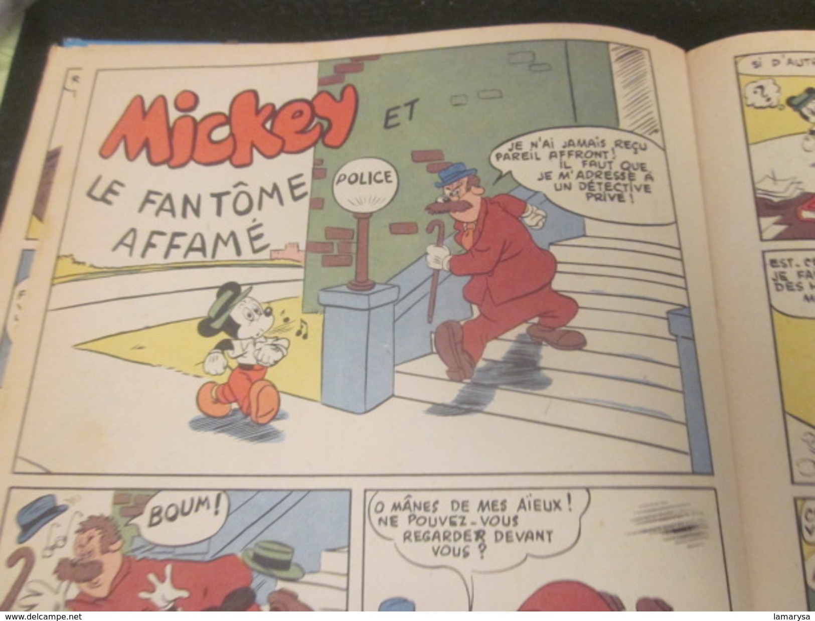 Vintage BD (en français) Séries Disney MICKEY EDITIONS COLBERT 5 RELIURES LES BELLES HISTOIRES DE WALT-DISNEY N°36 à 40