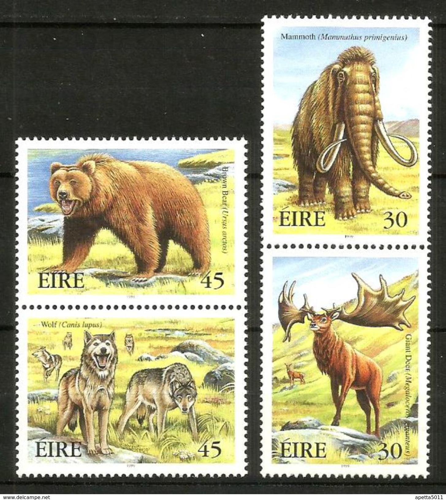 IRLANDA  Animali Animals Serie Nuova** MNH - Unused Stamps