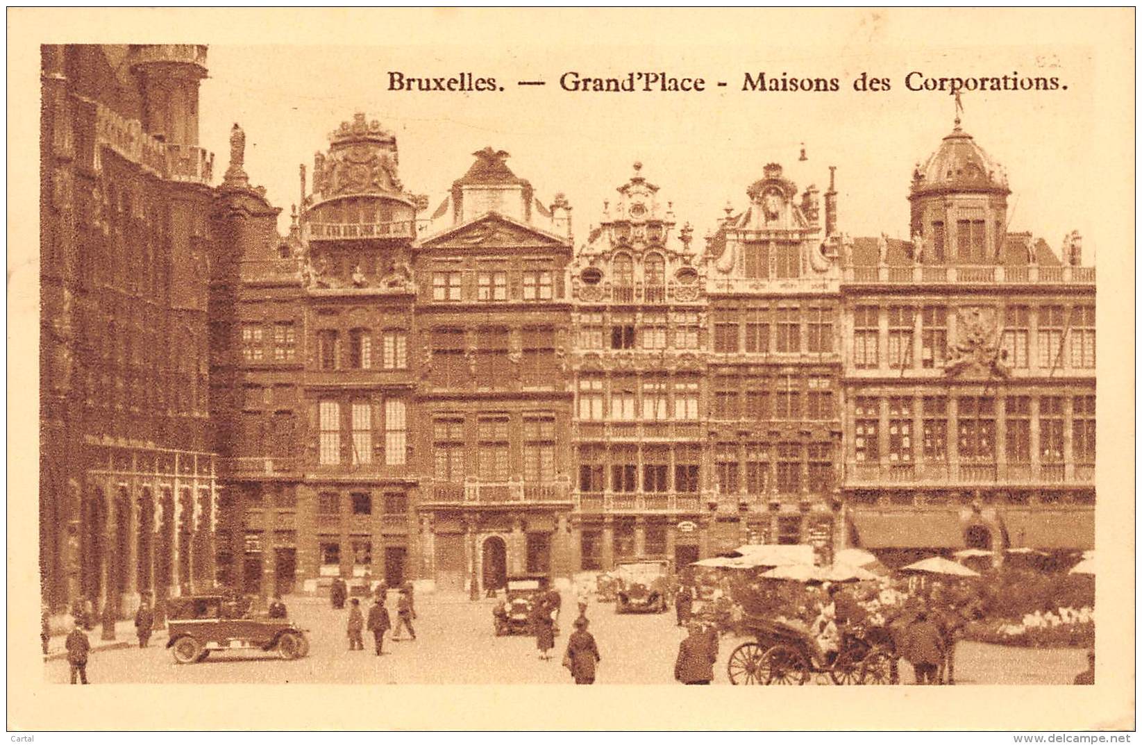 BRUXELLES - Grand'Place - Maisons Des Corporations - Marktpleinen, Pleinen