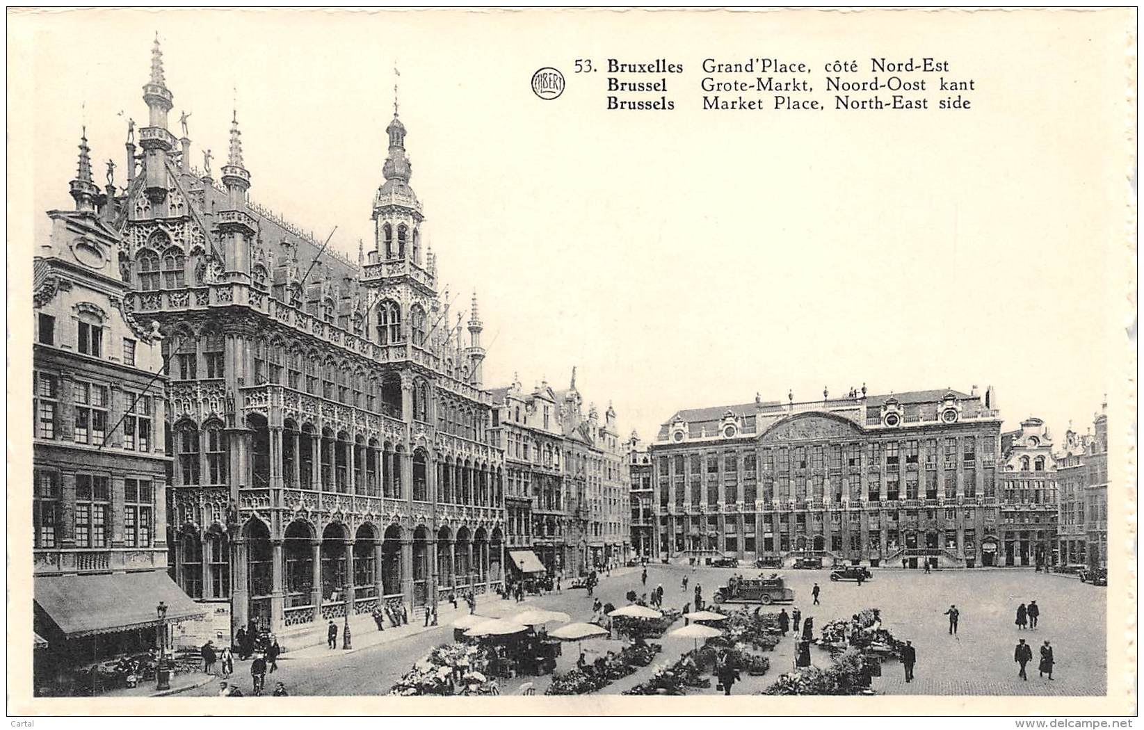 BRUXELLES - Grand'Place, Côté Nord-Est - Places, Squares