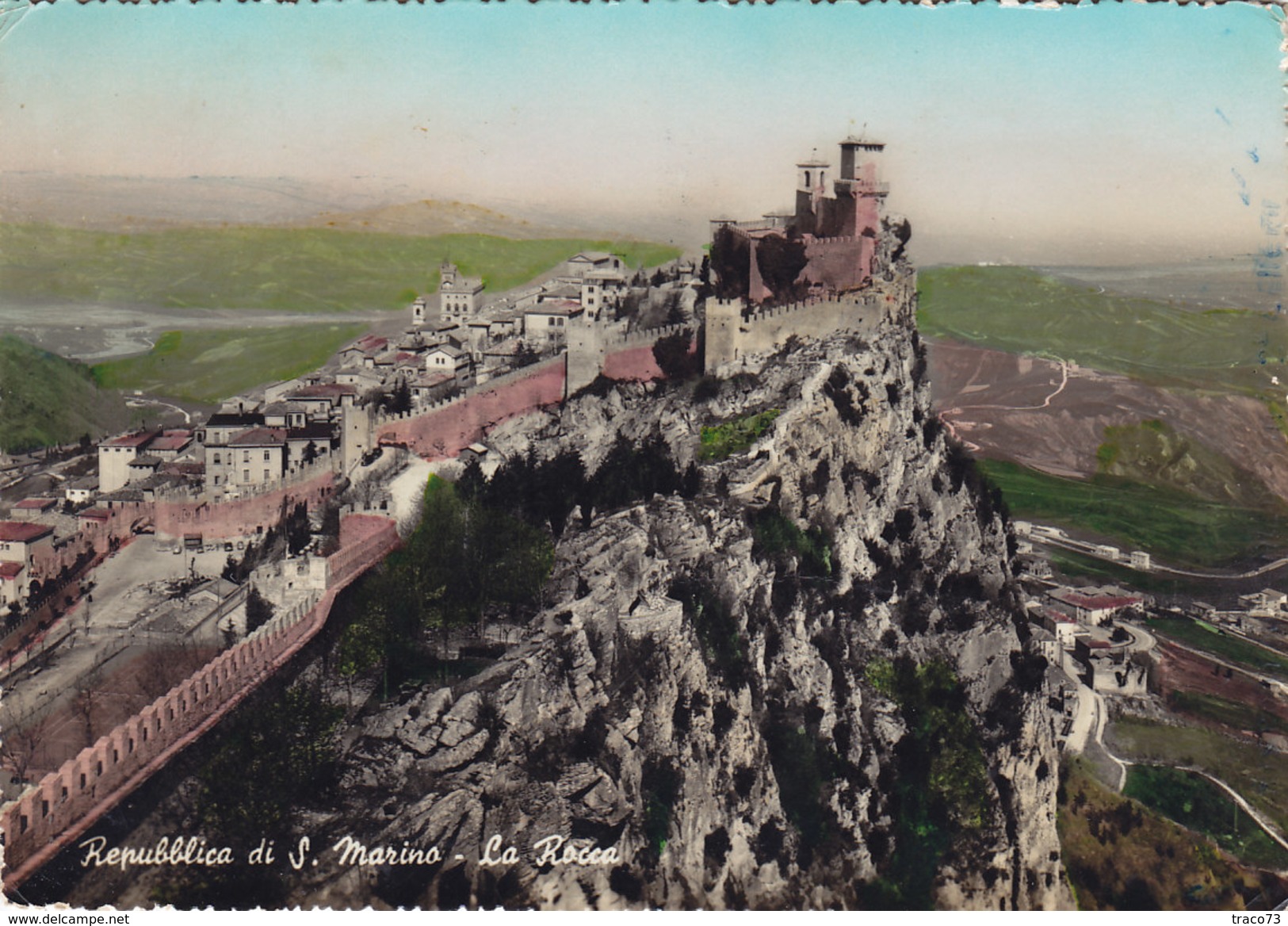 REPUBBLICA DI SAN MARINO  / ITALIA - Card _ Cartolina Postale Affrancata - Storia Postale
