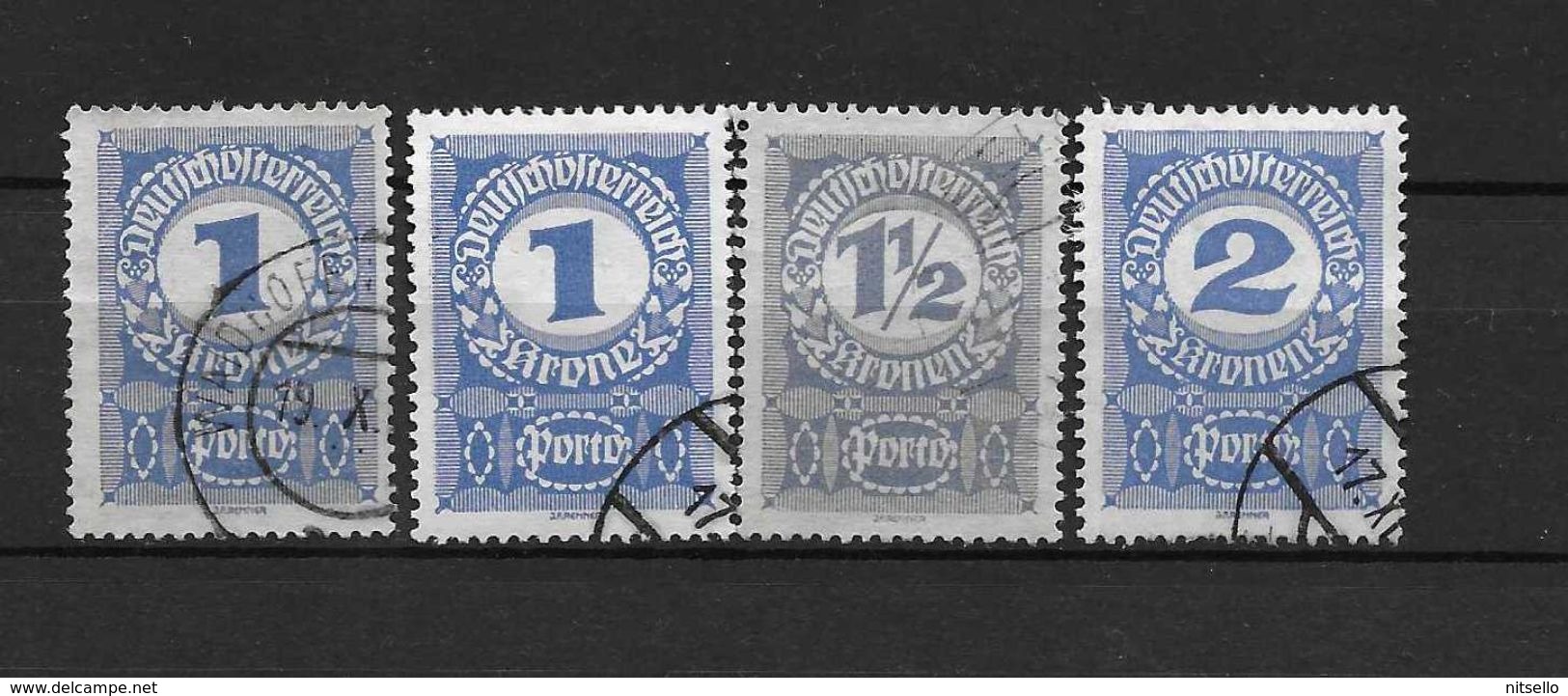 LOTE 1563  ///    AUSTRIA  TIMBRES-TAXE   YVERT Nº: 84/86 - Portomarken