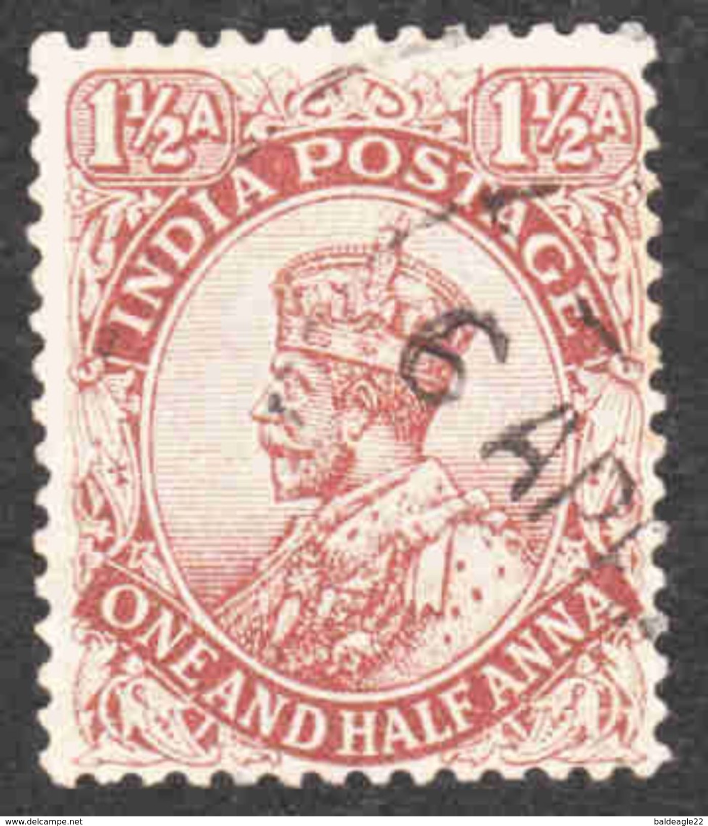 India - Scott #101 Used - 1911-35 King George V