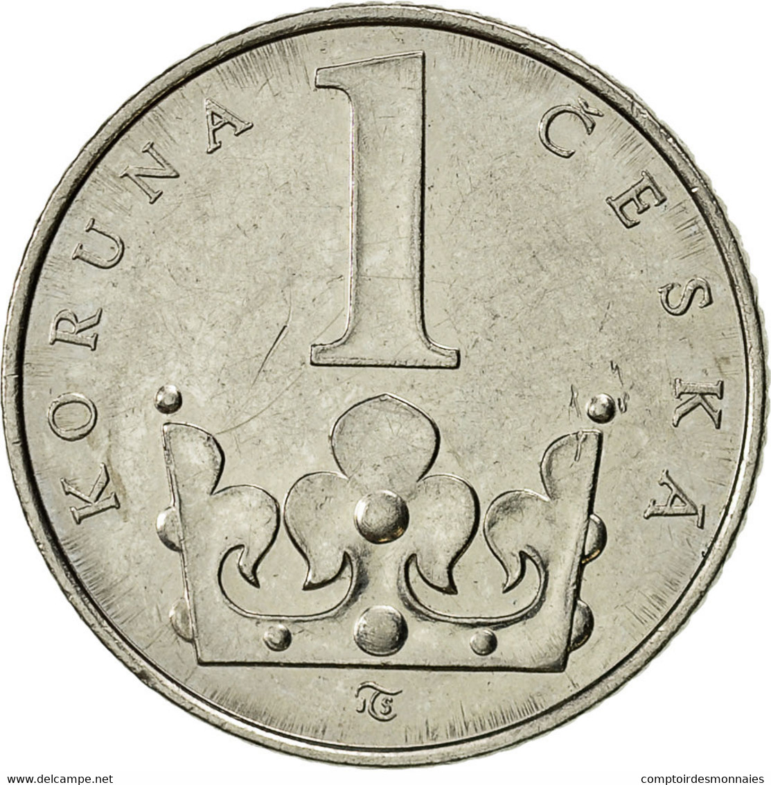 Monnaie, République Tchèque, Koruna, 1993, TTB, Nickel Plated Steel, KM:7 - Tchéquie