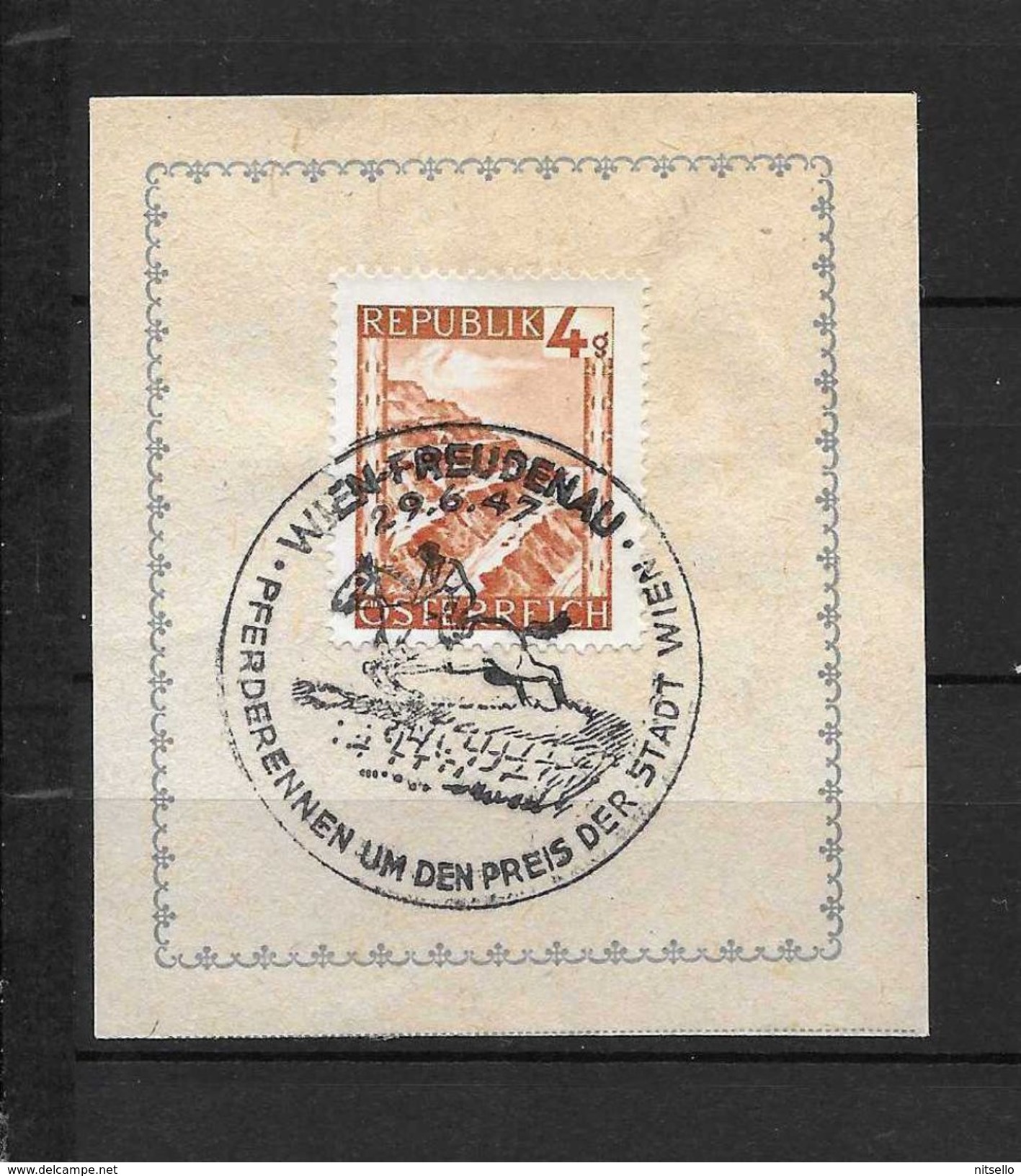 LOTE 1564  ///    AUSTRIA 1946  MATASELLO ESPECIAL - Maschinenstempel (EMA)