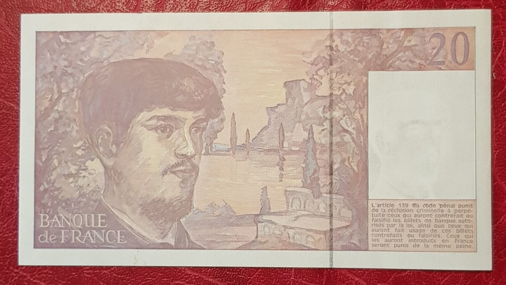 20 Francs Debussy Neuf 1990... S.029 - 20 F 1980-1997 ''Debussy''