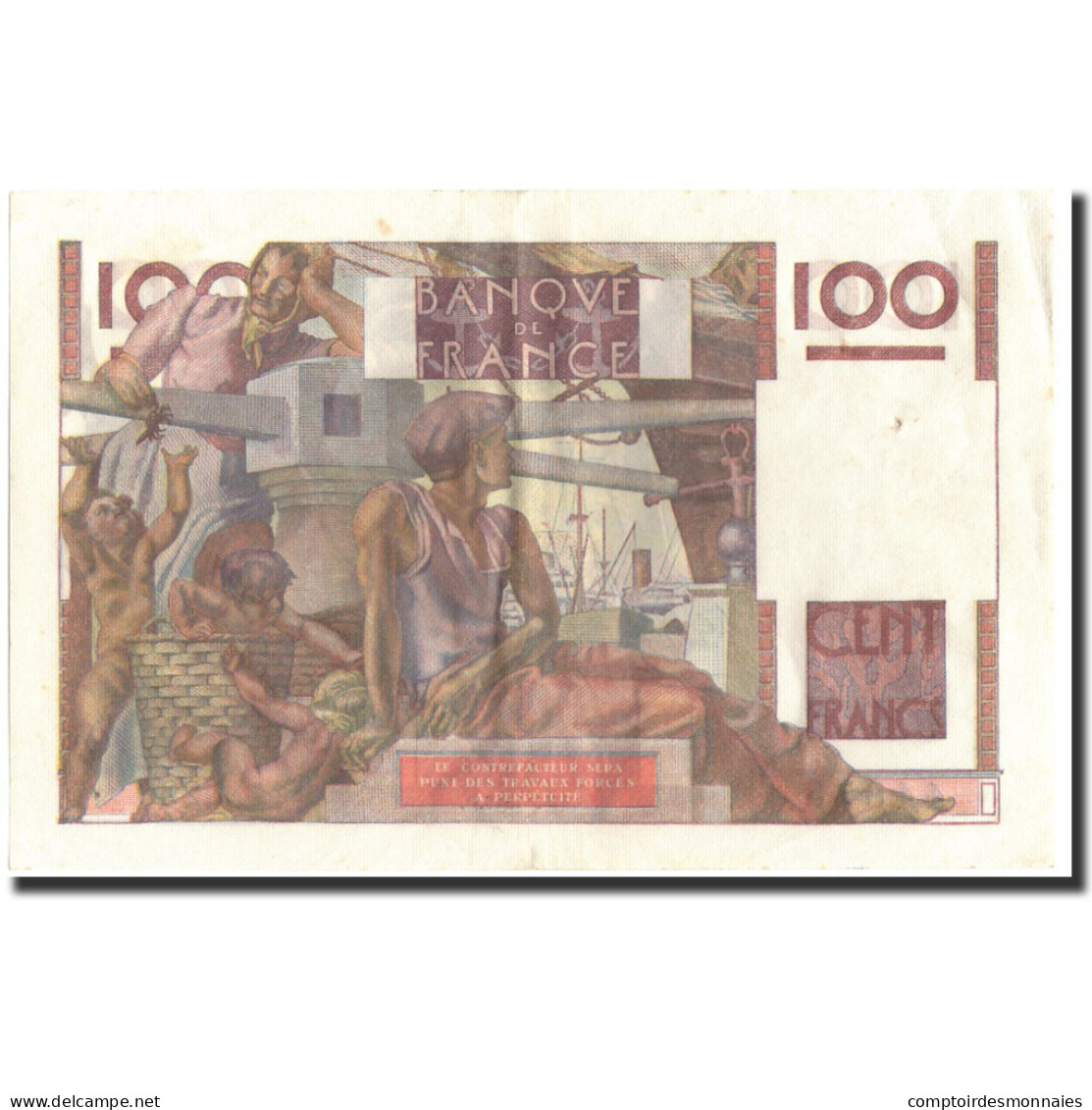 France, 100 Francs, 100 F 1945-1954 ''Jeune Paysan'', 1949, 1949-01-27, TTB+ - 100 F 1945-1954 ''Jeune Paysan''