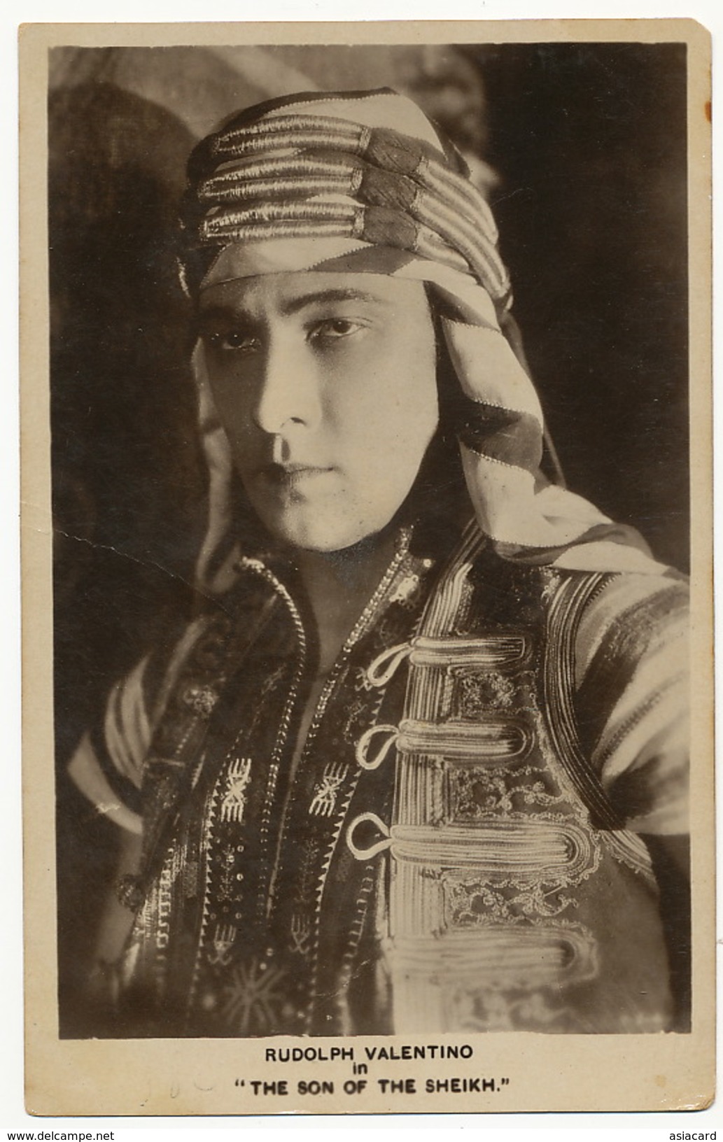 Silent Movie Rudolph Valentino The Son Of The Sheikh Light Crease Ahmed Yasmin - United Arab Emirates