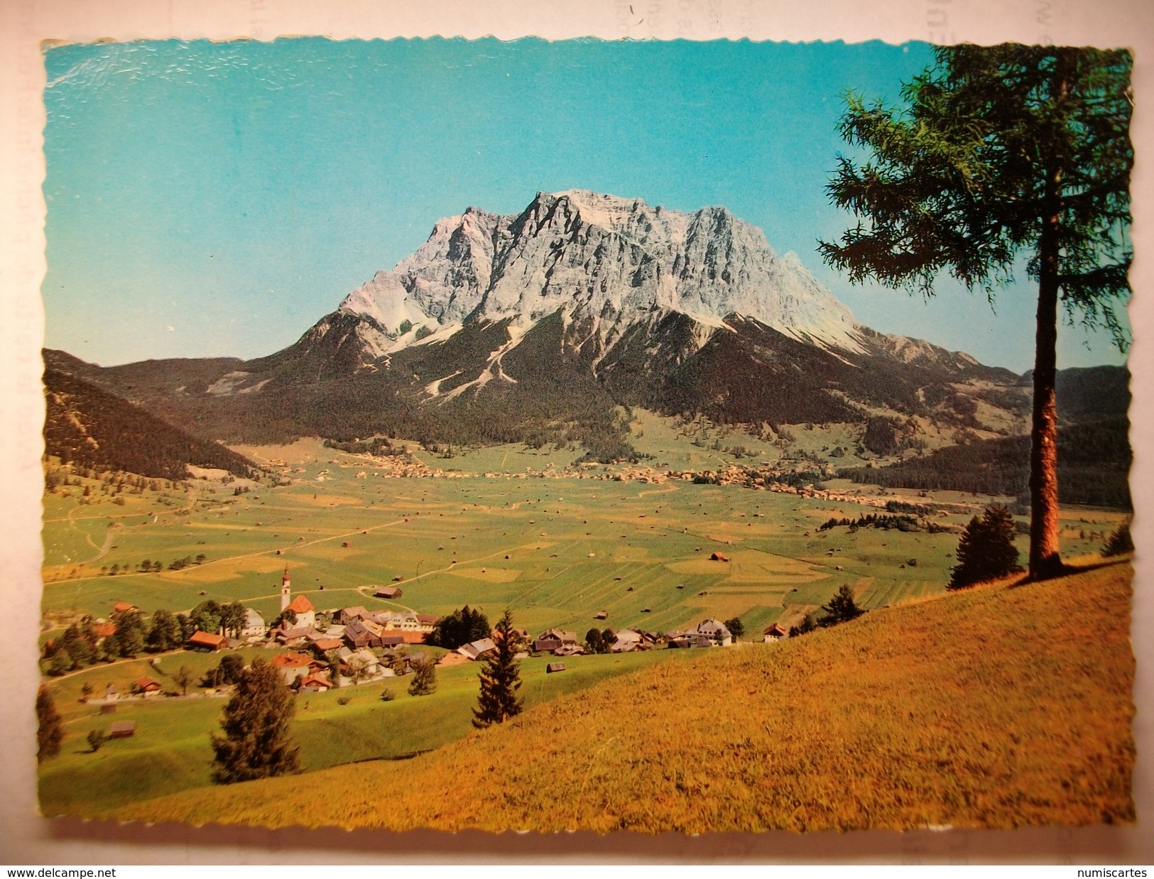 Carte Postale Autriche -Lermos - Gegen Ehrwald Und Zugspitze , Tirol  ( Couleur Oblitérée1963 ) - Lermoos