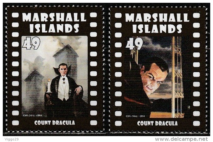 Marshall Islands 2014, Movie Monsters (Count Dracula) (MNH, **) - Kino