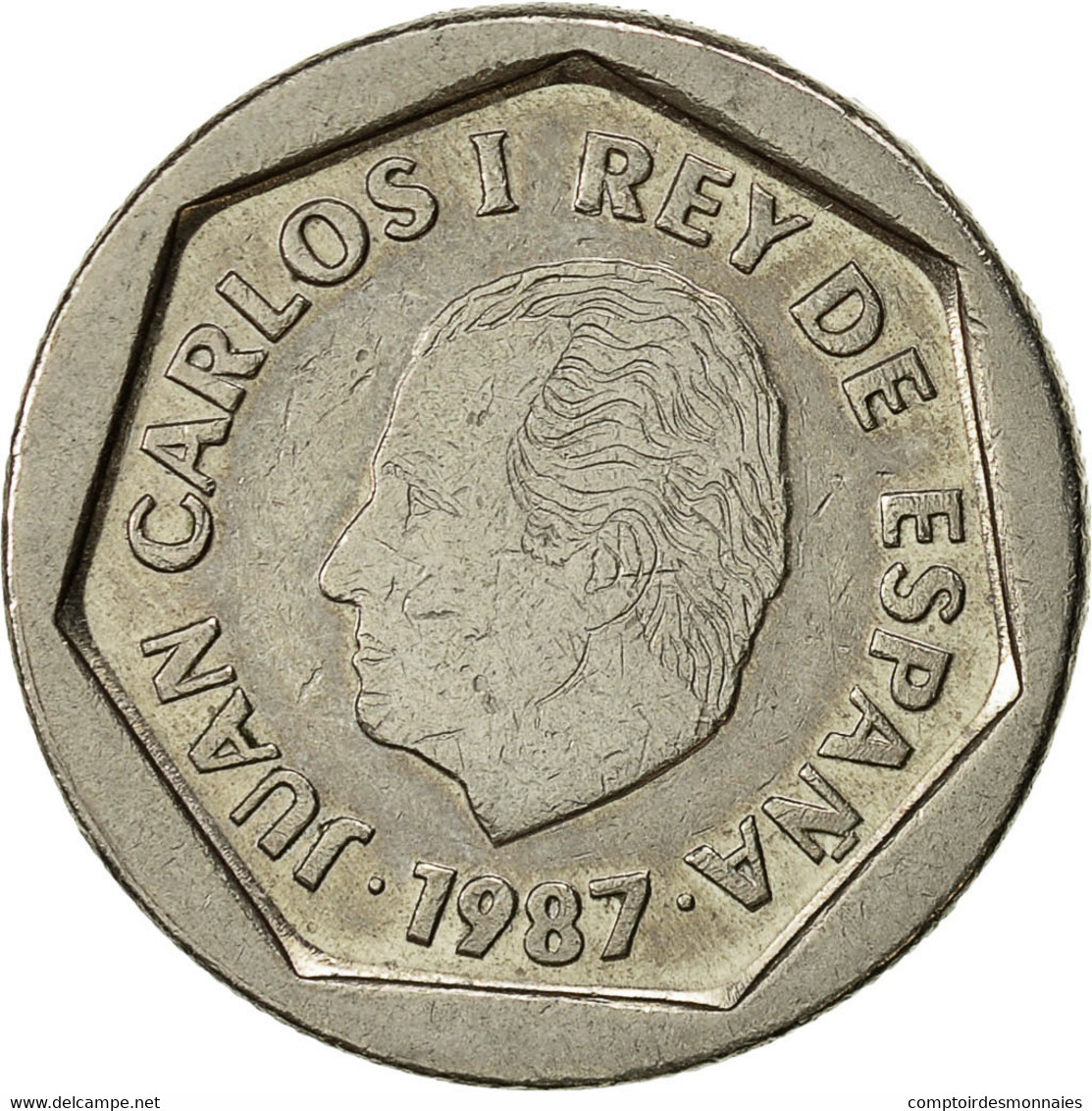 Monnaie, Espagne, Juan Carlos I, 200 Pesetas, 1987, TTB, Copper-nickel, KM:829 - 200 Peseta